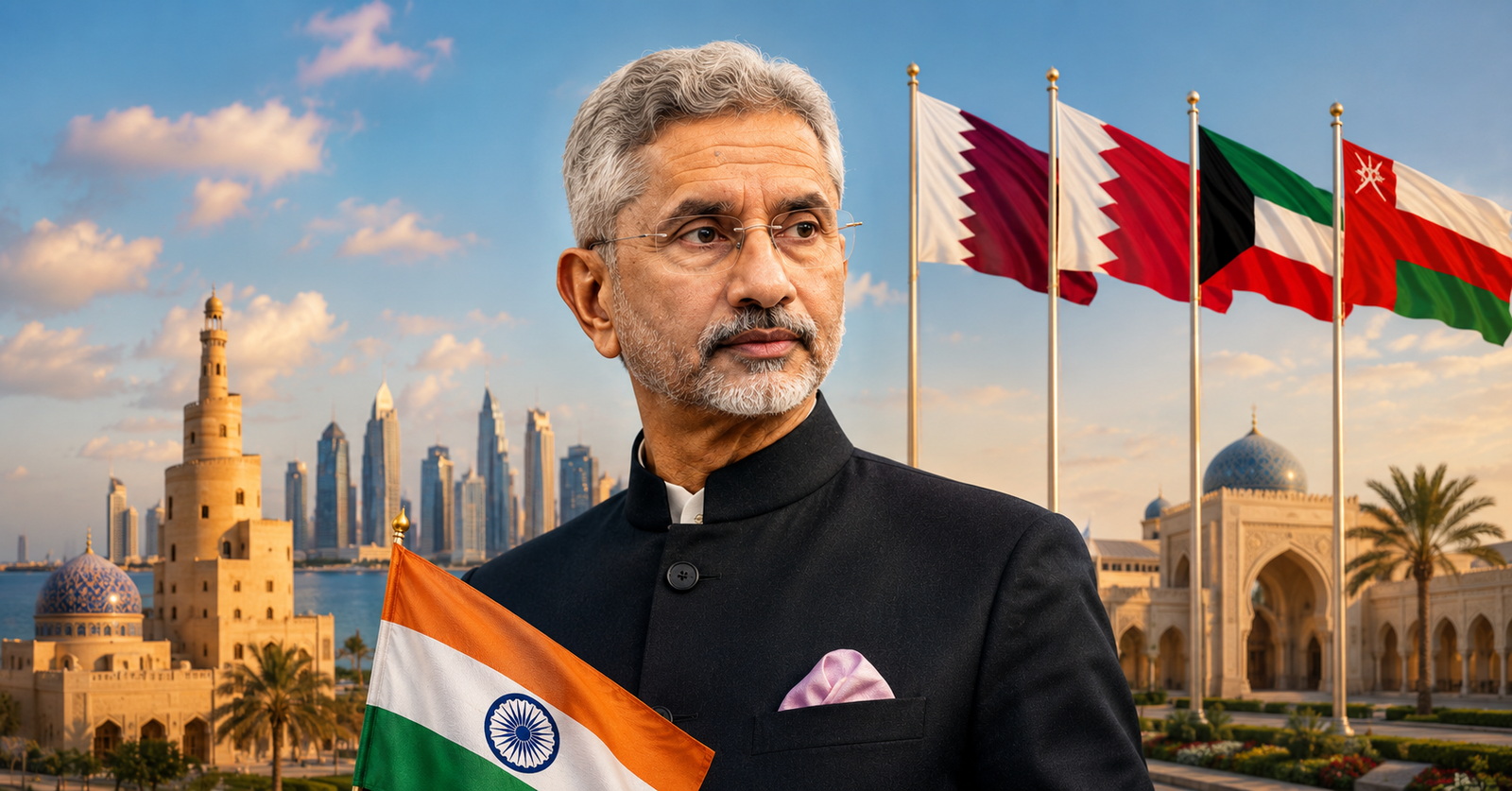 Dr. S. Jaishankar Begins Four-Nation West Asia Tour Ahead of Key US and Belgium Diplomatic Meetings