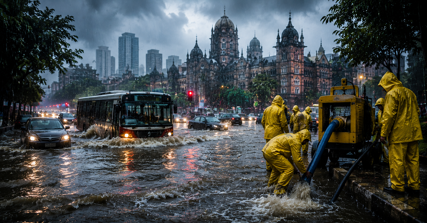 Mumbai Rain Enters Third Day as Emergency Teams Stay on High Alert Across the City